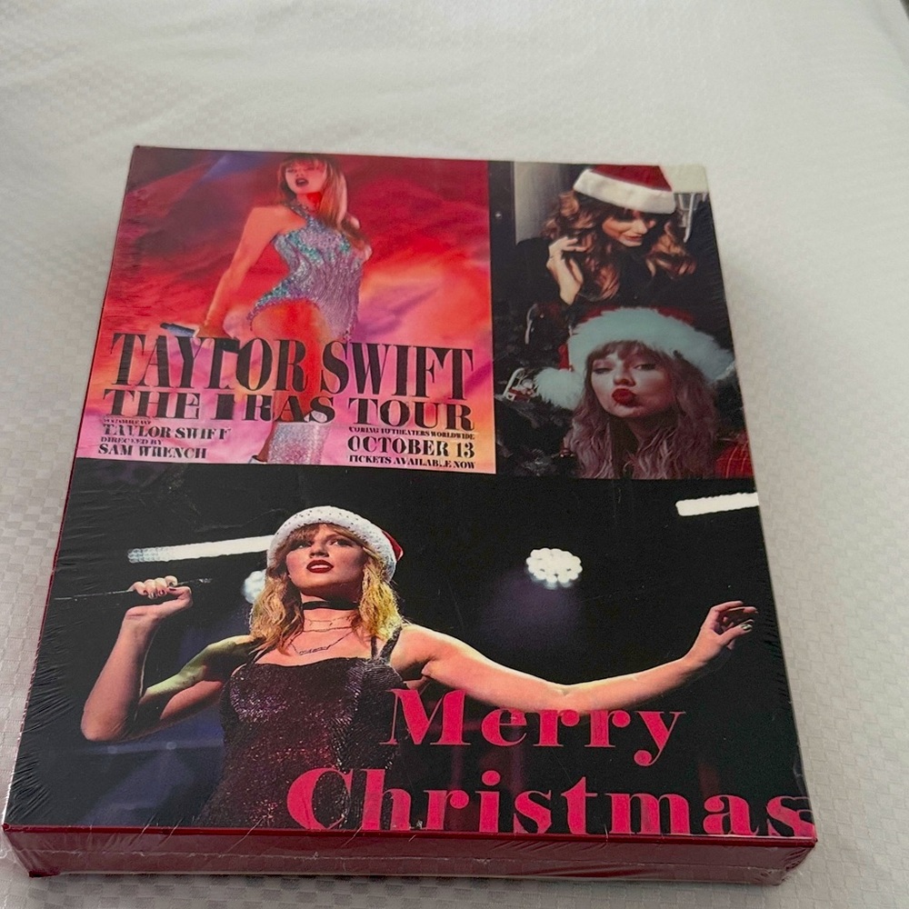 Taylor Swift Red and Black Christmas Poster